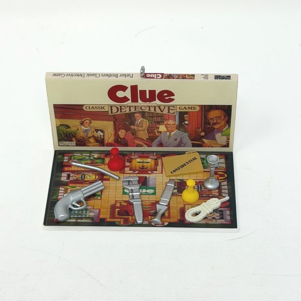 Hallmark 2017 Clue Family Game Night #4 Keepsake Ornament Hasbro Board Game